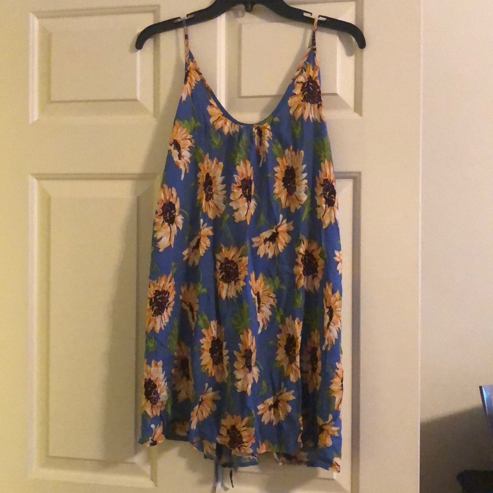 LF Blue Sunflower Dress